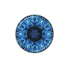 Background-blue-flower Hat Clip Ball Marker