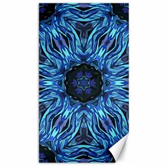 Background-blue-flower Canvas 40  X 72 