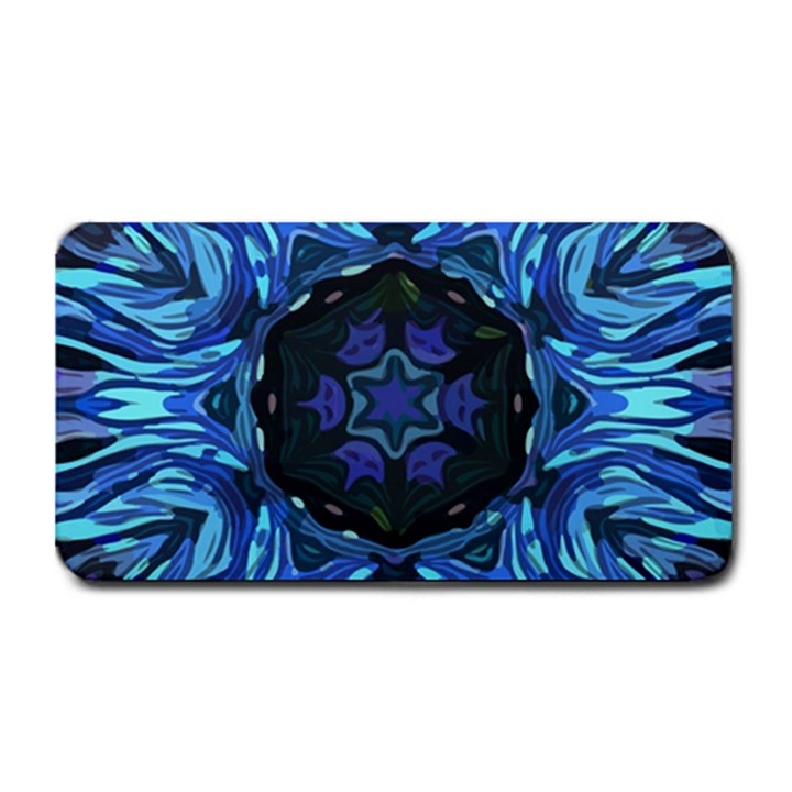 Background-blue-flower Medium Bar Mat