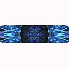 Background-blue-flower Large Bar Mat