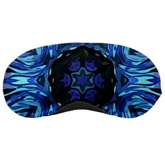 Background-blue-flower Sleep Mask