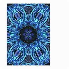 Background-blue-flower Small Garden Flag (two Sides) by Bedest