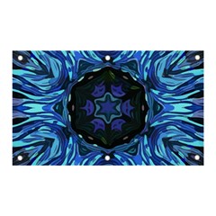 Background-blue-flower Banner And Sign 5  X 3 