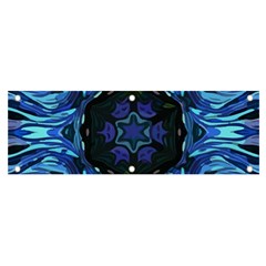 Background-blue-flower Banner And Sign 6  X 2 