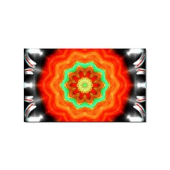 Abstract-kaleidoscope-colored Sticker Rectangular (100 Pack) by Bedest