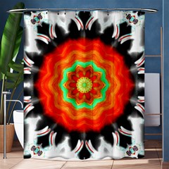 Abstract-kaleidoscope-colored Shower Curtain 60  X 72  (medium) 