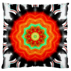 Abstract-kaleidoscope-colored Standard Premium Plush Fleece Cushion Case (two Sides) by Bedest