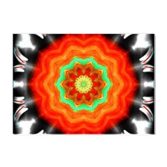 Abstract-kaleidoscope-colored Crystal Sticker (a4) by Bedest