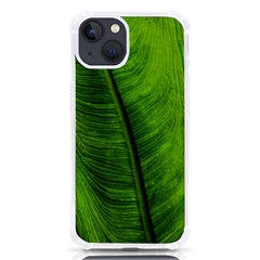 Green-leaf-plant-freshness-color Iphone 13 Tpu Uv Print Case by Bedest