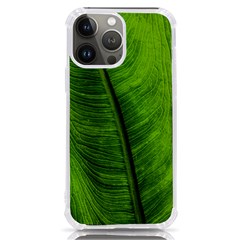 Green-leaf-plant-freshness-color Iphone 13 Pro Max Tpu Uv Print Case by Bedest