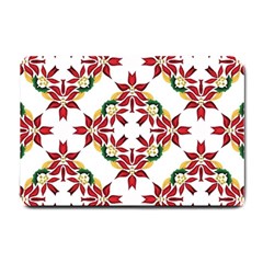 Christmas-wallpaper-background Small Doormat by Bedest