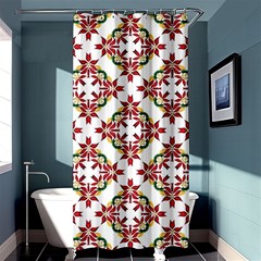 Christmas-wallpaper-background Shower Curtain 36  X 72  (stall)  by Bedest