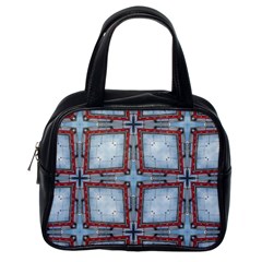 Pattern-cross-geometric-shape Classic Handbag (one Side) by Bedest