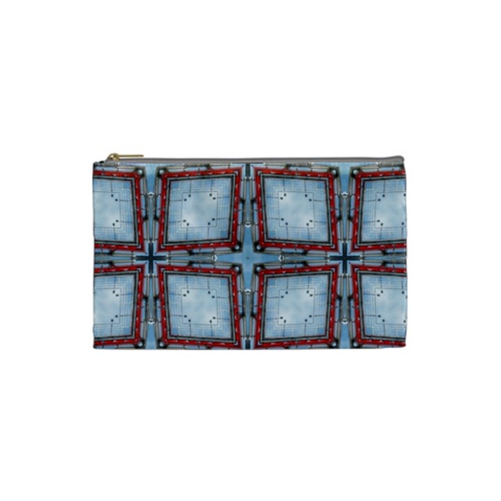 Pattern-cross-geometric-shape Cosmetic Bag (Small)