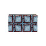 Pattern-cross-geometric-shape Cosmetic Bag (Small) Back