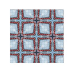 Pattern-cross-geometric-shape Square Satin Scarf (30  X 30 ) by Bedest