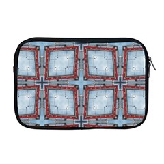 Pattern-cross-geometric-shape Apple Macbook Pro 17  Zipper Case by Bedest