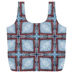 Pattern-cross-geometric-shape Full Print Recycle Bag (xxxl) by Bedest