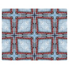 Pattern-cross-geometric-shape Premium Plush Fleece Blanket (medium) by Bedest