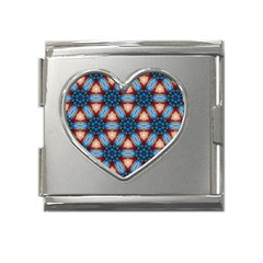 Pattern-tile-background-seamless Mega Link Heart Italian Charm (18mm)