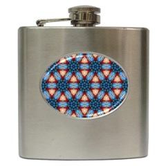 Pattern-tile-background-seamless Hip Flask (6 oz)