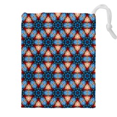 Pattern-tile-background-seamless Drawstring Pouch (4XL)