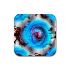 Abstract-kaleidoscope-pattern Rubber Coaster (square) by Bedest