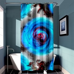 Abstract-kaleidoscope-pattern Shower Curtain 36  X 72  (stall)  by Bedest