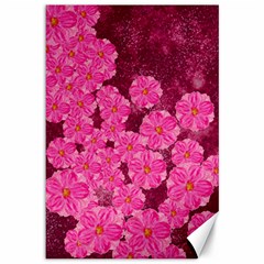 Cherry-blossoms-floral-design Canvas 12  X 18  by Bedest