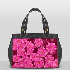 Cherry-blossoms-floral-design Oversize Office Handbag (2 Sides) by Bedest