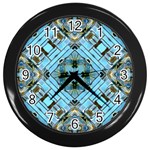 Iphone-background-wallpaper Wall Clock (Black) Front