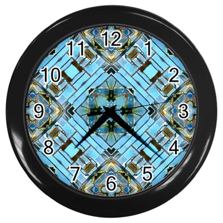 Iphone-background-wallpaper Wall Clock (Black)