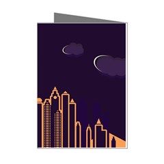 Skyscraper Town Urban Towers Mini Greeting Cards (pkg Of 8) by pakminggu