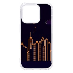 Skyscraper Town Urban Towers Iphone 14 Pro Tpu Uv Print Case by pakminggu