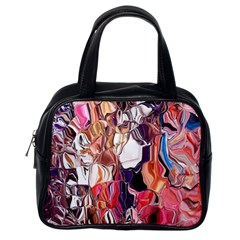  Smudge  Classic Handbag (one Side) by kaleidomarblingart