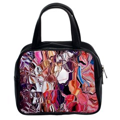  Smudge  Classic Handbag (two Sides) by kaleidomarblingart