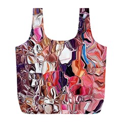  Smudge  Full Print Recycle Bag (l) by kaleidomarblingart