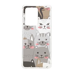 Cute Cats Seamless Pattern Samsung Galaxy S20 Ultra 6.9 Inch TPU UV Case