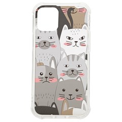 Cute Cats Seamless Pattern iPhone 12 mini TPU UV Print Case	