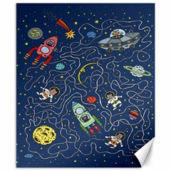 Cat-cosmos-cosmonaut-rocket Canvas 8  X 10  by pakminggu