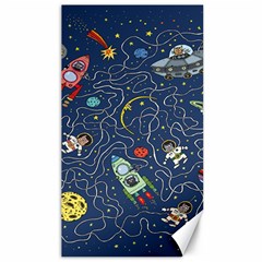 Cat-cosmos-cosmonaut-rocket Canvas 40  X 72  by pakminggu