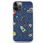 Cat-cosmos-cosmonaut-rocket iPhone 12 Pro max TPU UV Print Case Front