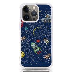 Cat-cosmos-cosmonaut-rocket Iphone 13 Pro Tpu Uv Print Case by pakminggu