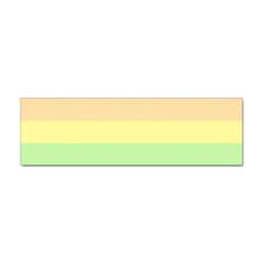 Cute Pastel Rainbow Striped Pattern Sticker Bumper (10 pack)