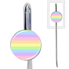 Cute Pastel Rainbow Striped Pattern Book Mark