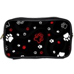 Art Pattern Traces Paw Toiletries Bag (Two Sides) Back