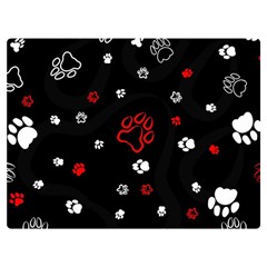 Art Pattern Traces Paw Premium Plush Fleece Blanket (extra Small) by pakminggu