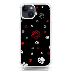 Art Pattern Traces Paw Iphone 14 Tpu Uv Print Case by pakminggu