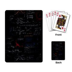 Math Mathematics Pattern Playing Cards Single Design (rectangle)