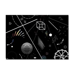 Future Space Aesthetic Math Sticker A4 (10 Pack) by pakminggu